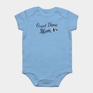 Great Dane Dog Mom Baby Bodysuit